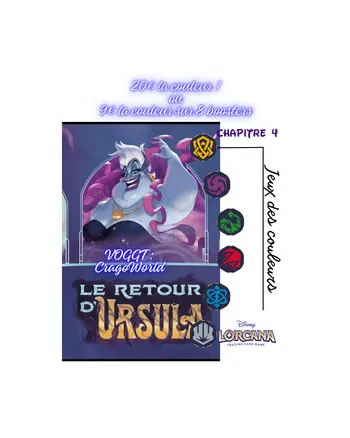 🔥 Lorcana : Soldes en couleurs ! 9€ la couleur / 8 boosters