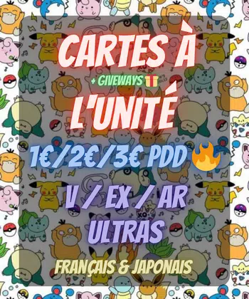 100% Cartes en loose FR & JPN - EX / AR / FA