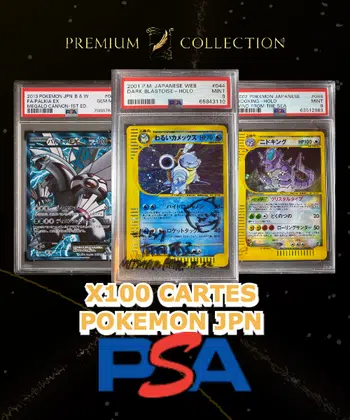100 CARTES GRADEES PSA POKEMON !!!