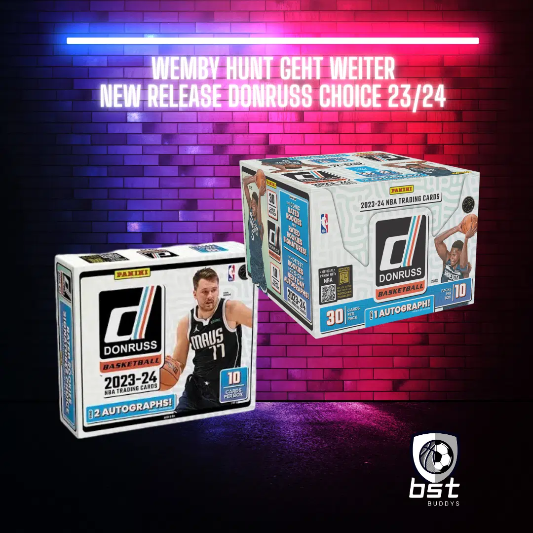 Voggt Watch New Release Rtb Mit Donruss Choice Hobby Wemby Hunt Geht Weiter