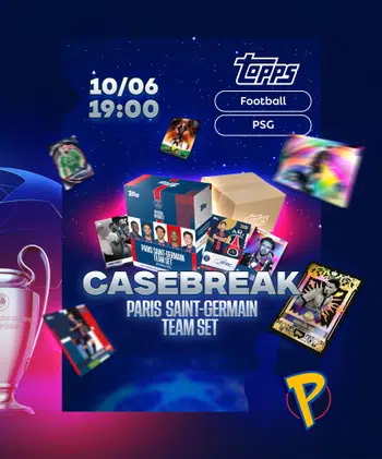 Casebreak TOPPS PSG Team Set 2024/25 à la recherche de la 1 of 1 de Désiré Doué 🔥🚀🤯😍⚽️