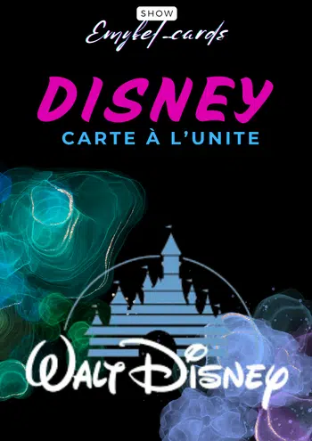 DISNEY - Carte à l'unité