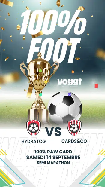 100% Raw cards Semi Marathon avec Cards&Co Store