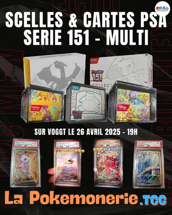 LIVE SCELLES & CARTES PSA Serie 151 - Multi