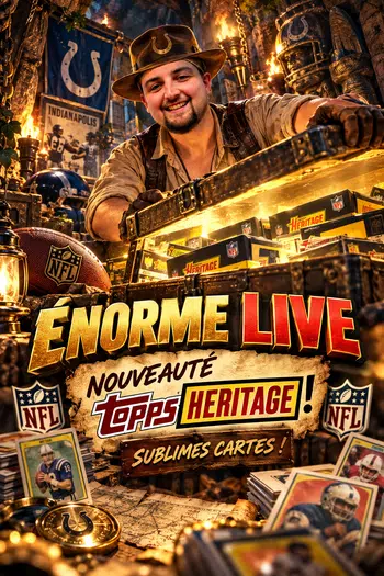 ENORME LIVE NOUVEAUTÉ TOPPS HERITAGE ! SUBLIMES CARTES