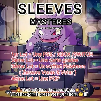 💥💥 Sleeves Mystère, Nombreux Lots à Win, 🎉 Gives Acheteurs 💥💥