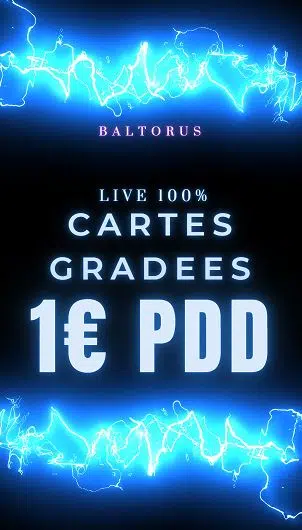 👉 SPECIAL 1€ PDD CARTES GRADEES PCA ✨