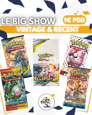 ÉNORME LIVE 1€ PDD ! ‼️ Boosters VINTAGE et +