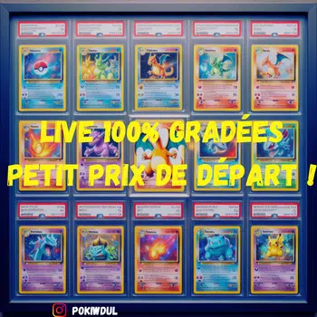 Live 100% gradées ! CollectAura PSA PCA