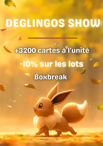 ✨ +3300 cartes à l'unité et-10% sur les lots ✨