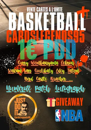 250 cartes NBA 1€ PDD 🎁 Giveaway 🎁