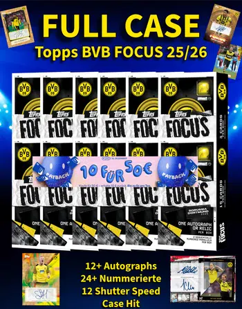 FULL CASE Topps BVB 09 FOCUS 🖤💛 PAYBACK DAY!