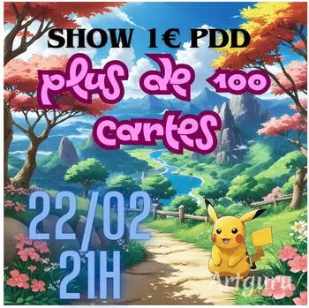 Show 1€ PDD  !!! + de 100 cartes  / Catalogue mis a jour jusqu'au Live