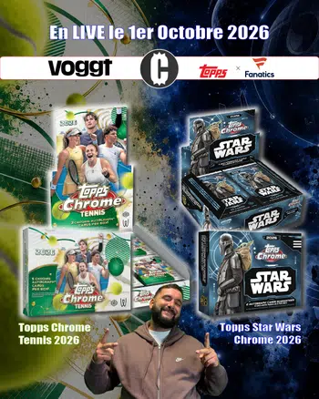 nouveauté TOPPS , STARS WARS CHROME + CHROME TENNIS ! + CASE BREAK NBA MOTIF !