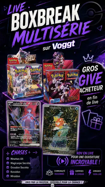 BOXBREAK MULTISERIE !!! GIVE ACHETEUR DEMI DISPLAY !!