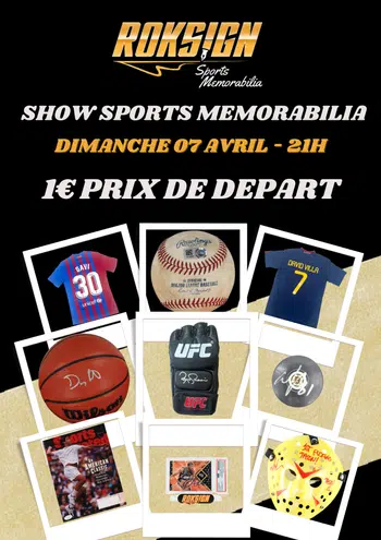 BIG SHOW SPORTS MEMORABILIA - 1€ PDD