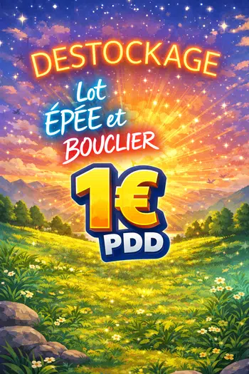 Full lot 1PDD Épée et Bouclier ✨☕️🔥