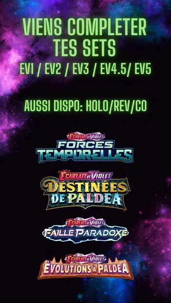 🔥 Viens compléter tes sets 🔥BLOC EV