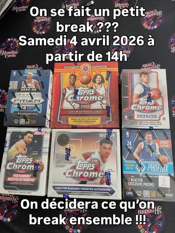 Lancement Ju Cards Break basketball