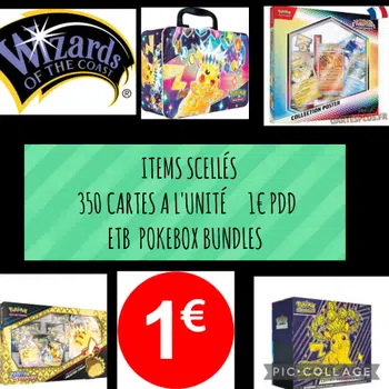 🔥🔥1€ PDD SCELLÉS ET CARTES A L'UNITÉ  WIZARD 🔥🔥