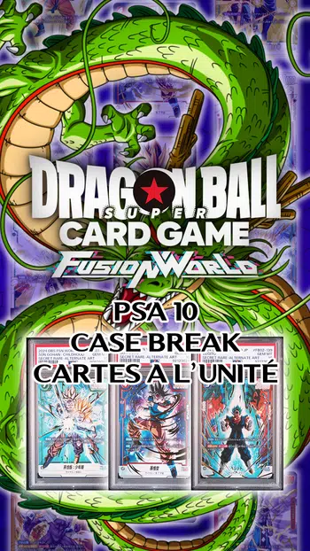 PSA / CASE BREAK & CARTES A L'UNITÉ FUSION WORLD