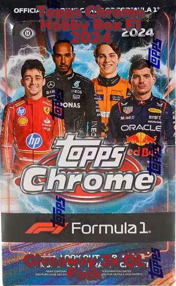 Topps Chrome F1 Hobby Box 2024 PYT