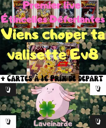 Premier live - Étincelles Déferlantes - Viens gagner ta valisette EV8 !