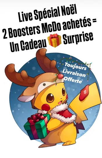 Live Spécial Noël - 2 Boosters McDo Achetés = 1 Cadeau Surprise 🎁