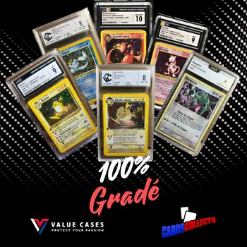 FULL PEPITES WIZARD 100% GRADÉES A 1€ PDD (RAICHU OBSCUR ROCKET ED1 FR CCC8 A 22H !!!)