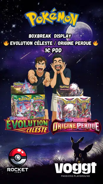 🔥 Boxbreak Display Évolution Céleste et Origine Perdue 🔥