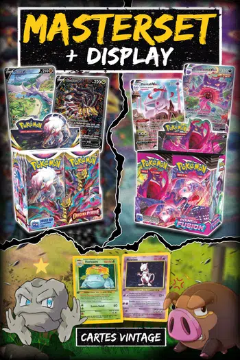 Master set EB11 : EB08 et Carte premiere editions et vintage
