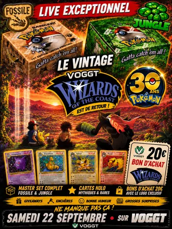 SHOW WIZARDS Master SET - SDB/Jungle/Fossile 1€ Pdd....