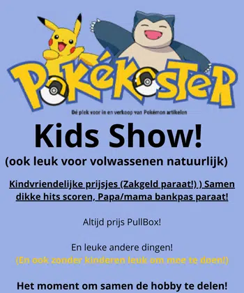 Pokekoster Kindvriendelijke Show! (Ook voor volwassenen natuurlijk!)