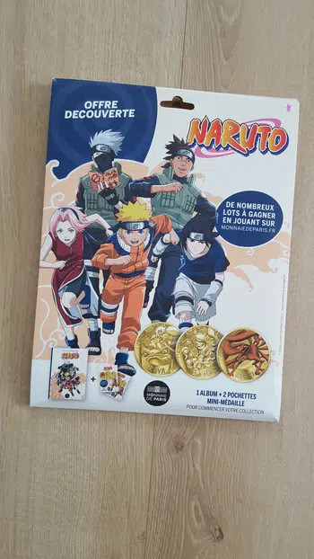 Naruto Médaille monnaie de Paris