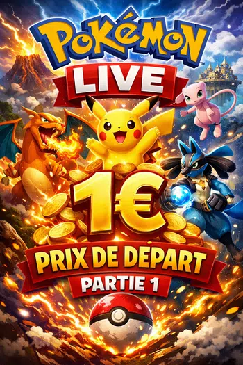 Live complète ton Pokedex lot 1PDD 🔥☕️✨