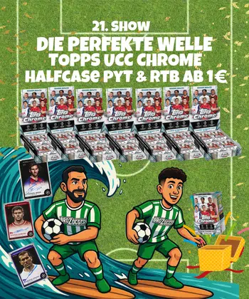 Die perfekte Welle!🌊Topps UCC Chrome!😍15.Giveaways+Chrome Box!🔥PSA Return!🎉
