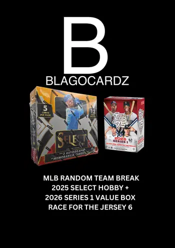 MLB Random Team Break mit Select Hobby und Series 1 #340