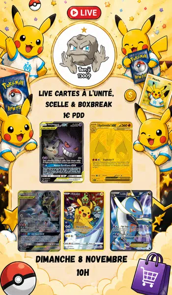 Carte a l'unité !! Des bangers , du Scéllé et du boxbreak. Quoi de mieux pour un Dimache !!!