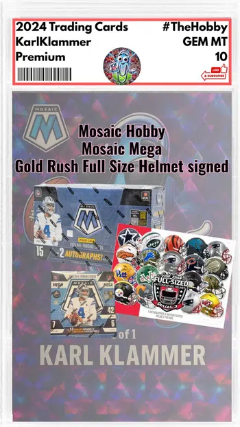Monday Night Football - Signed Helmet - Hobbybox - Megabox
