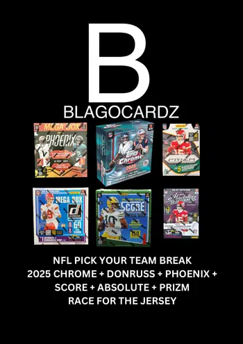 NFL Break mit Chrome + Donruss + Phoenix + Absolute + Prizm + Score #358