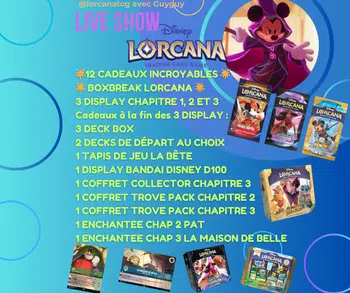 🔥 Boxbreak Lorcana chapitre 1, 2 et 3 | GAGNE TES ENCHANTEES ET AUTRES...🔥