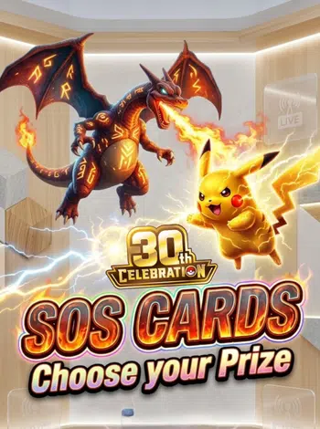 Pokémon 30 Jahre Choose your Prize 🆘Cards