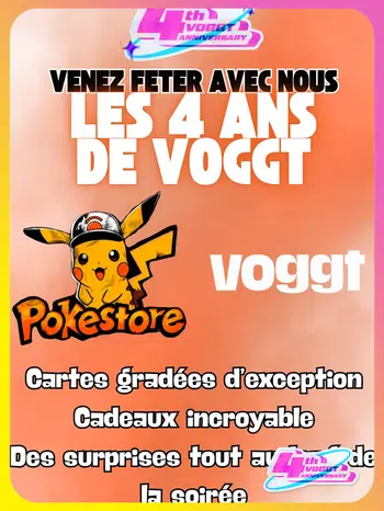 Show de Cartes Gradées pour les 4 ans de VOGGT