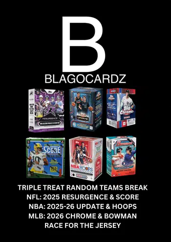 Triple Treat mit NFL Resurgence + NBA Chrome Update + MLB Chrome  #407