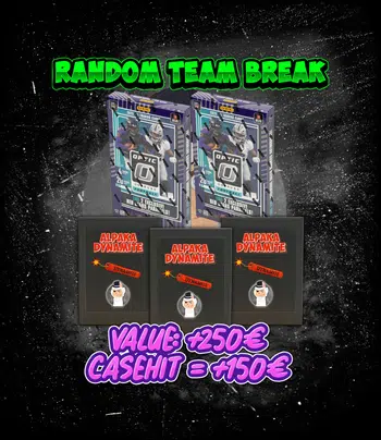 NFL RTB mit Casehit Garantie - 2x Optic Inter. Hobby + 3x Alpaka Dynamite