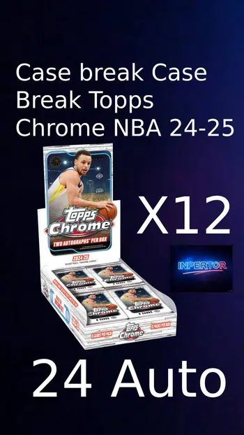 🏀 1€ De PDD Et Case Break Topps Chrome NBA 2024-2025 🏀