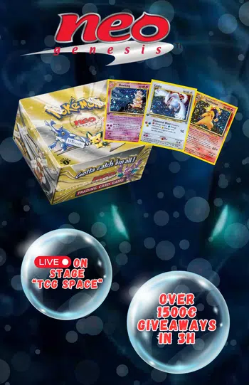 🔥 Neo Genesis 1st Edition (eng.) Boxbreak 🔥Live from TCG Space 🔥