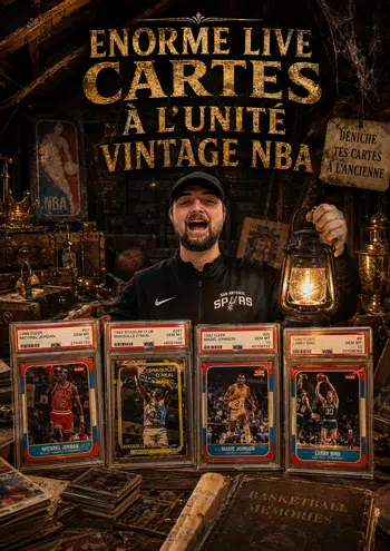 🏀 ENORME LIVE 500+ CARTES À L'UNITÉ VINTAGE NBA ! 1€ PDD, GIVE ABOS TOUTES LES 10 MINUTES 🗝️