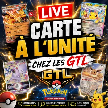 🔱LIVE CARTE À L’UNITE 1€ PDD 🔱
