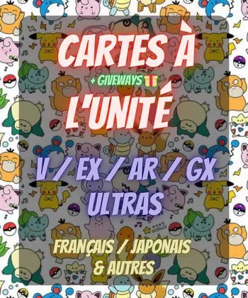 Cartes à l'unité | FR/JPN à faible PDD 🔥
